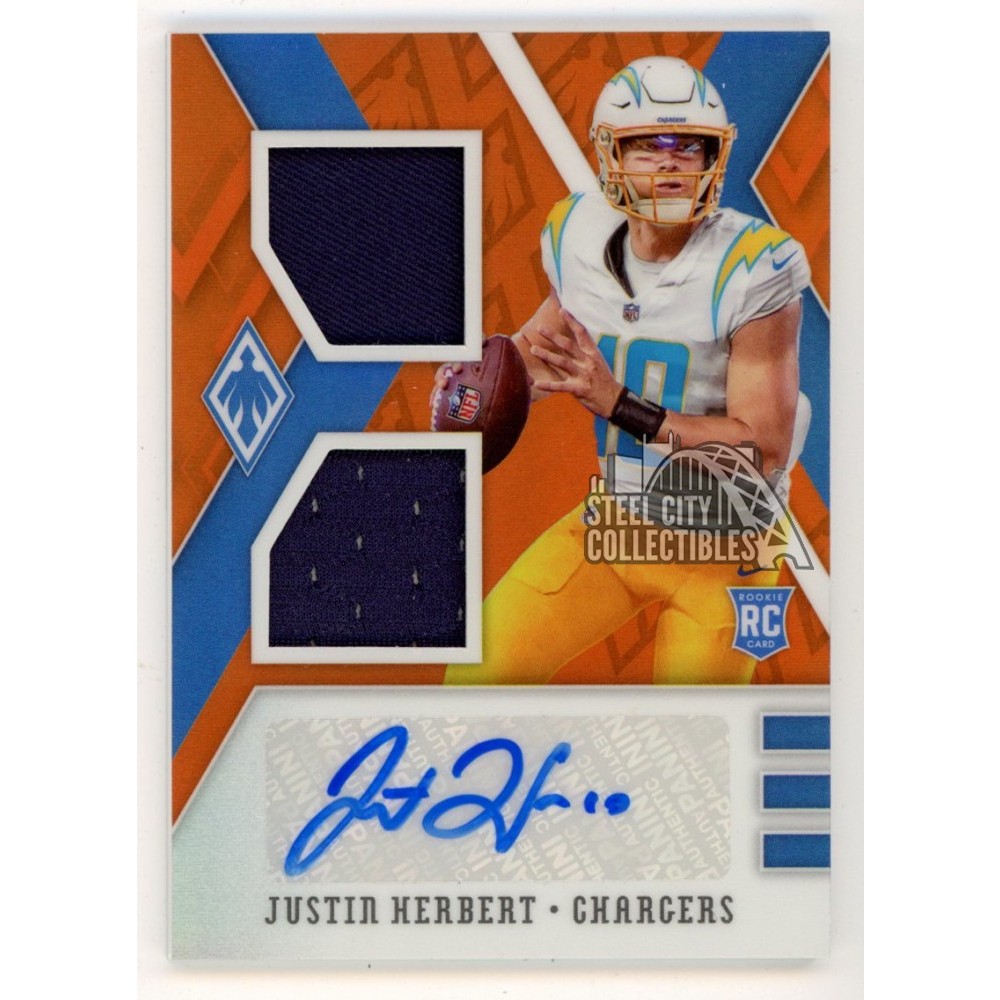 2020 panini phoenix justin herbert outlet rookie