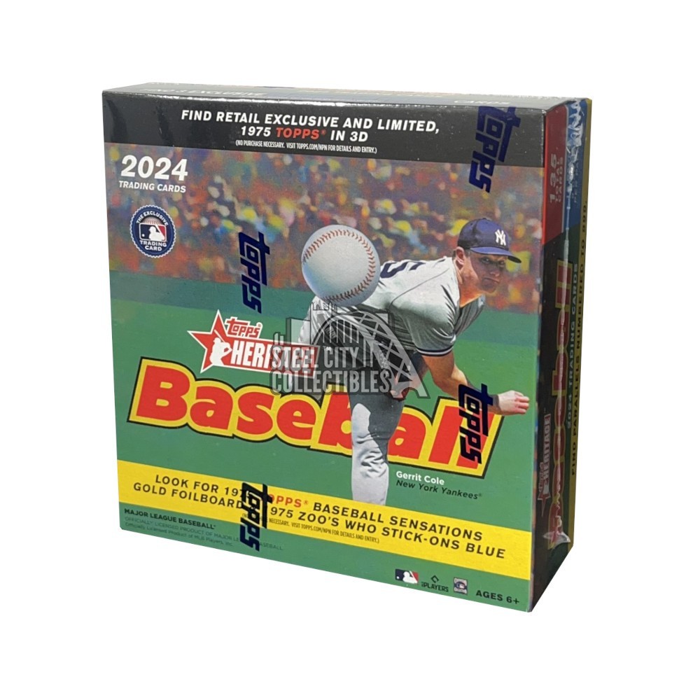 2024 Topps Heritage Baseball Monster Box (Gold Foilboard & Blue