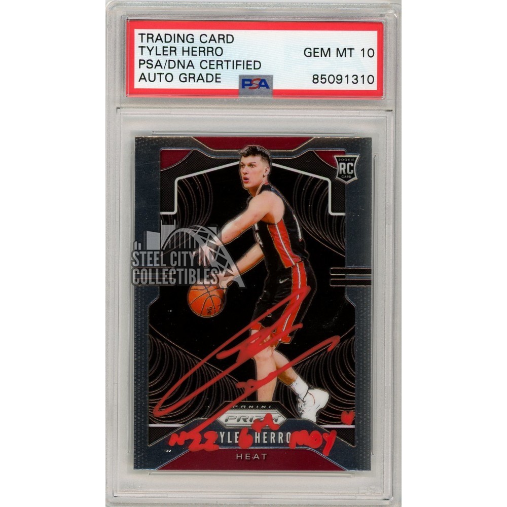 Tyler Herro 2019-20 Panini Prizm Autograph Rookie Card 