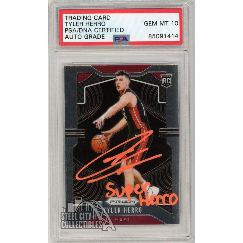 Tyler Herro 2019-20 Panini Prizm Autograph Rookie Card 