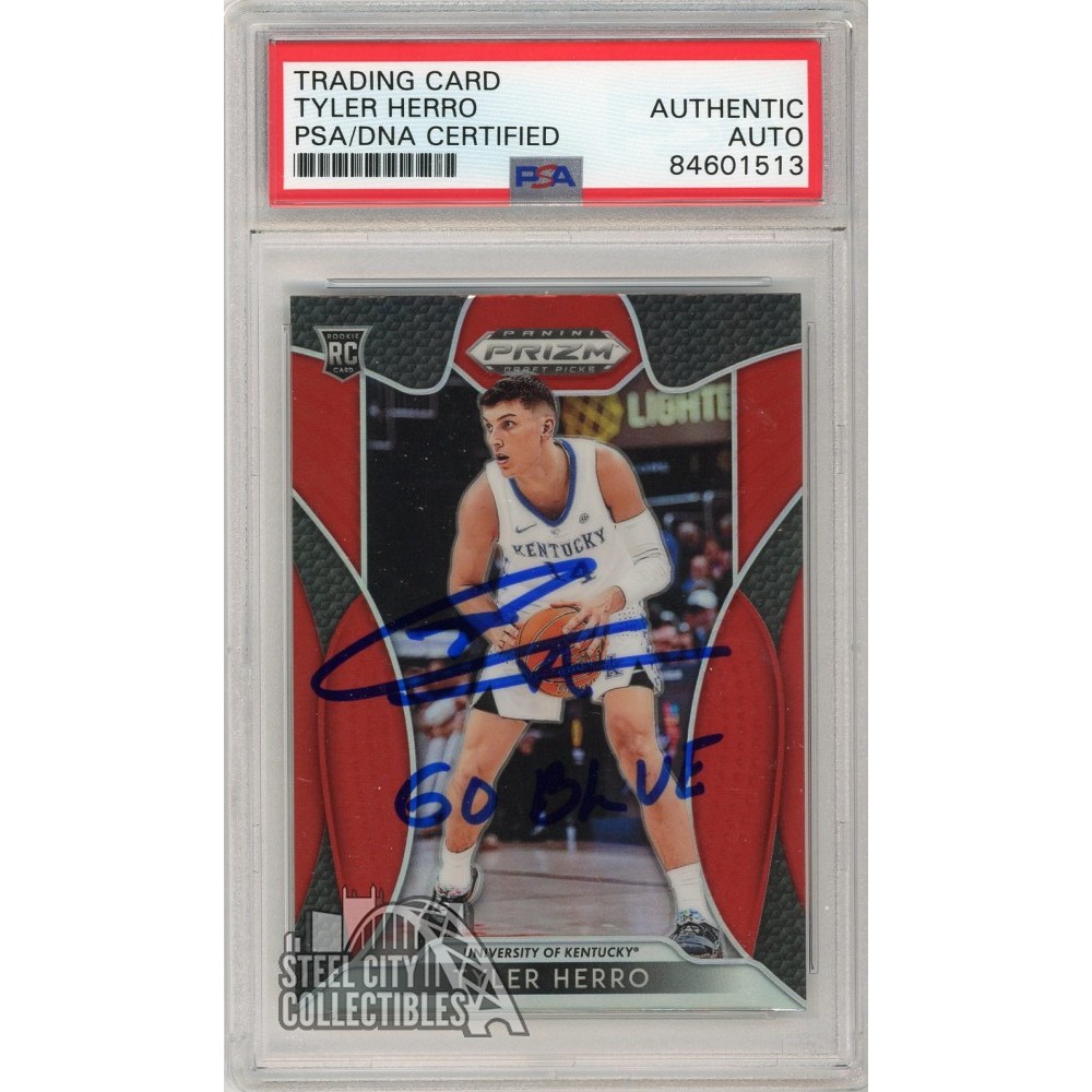 Tyler Herro 2019-20 Panini Prizm Draft Autograph 