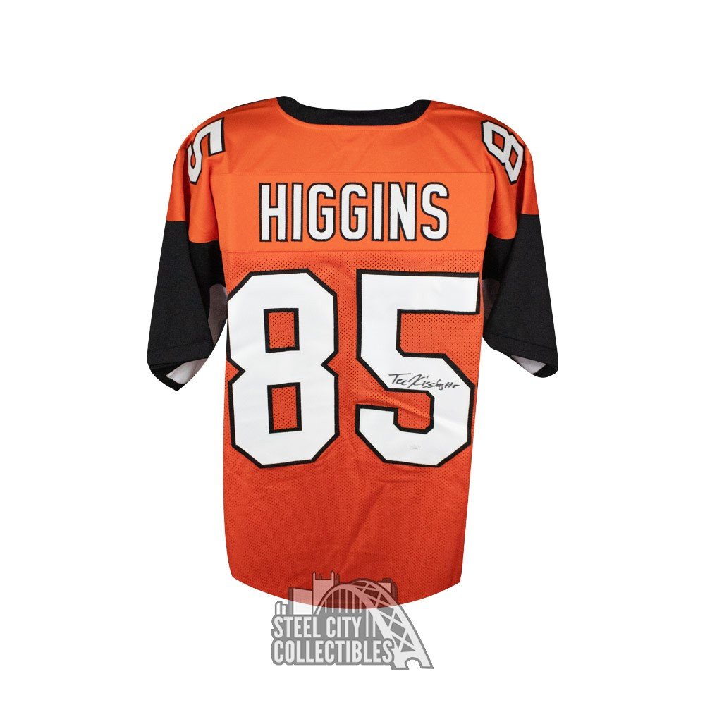 Tee Higgins Autographed Signed #85 Cincinnati Bengals Custom Jersey Xl JSA  COA