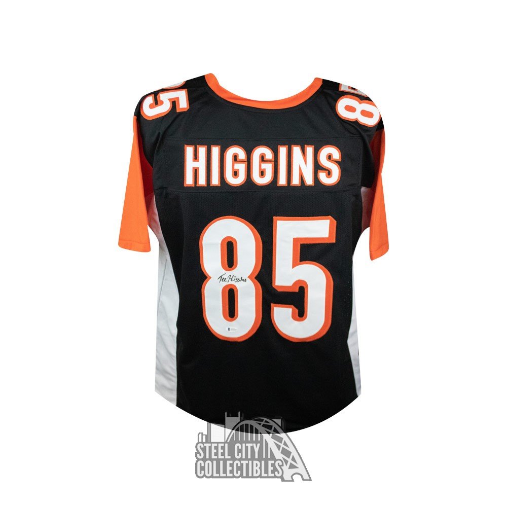 Tee Higgins Autographed Cincinnati Bengals Custom Black Football Jersey -  BAS COA