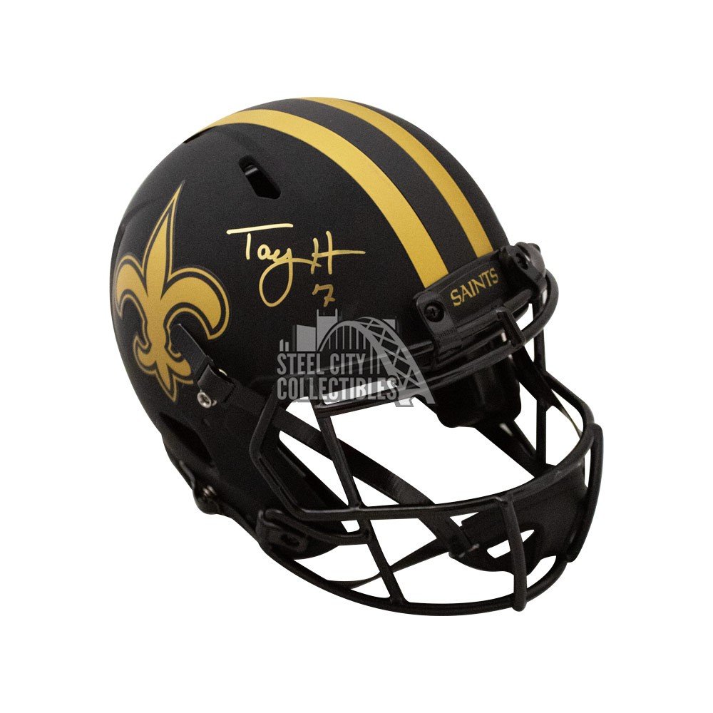 Taysom Hill Autographed New Orleans Saints Lunar Eclipse White