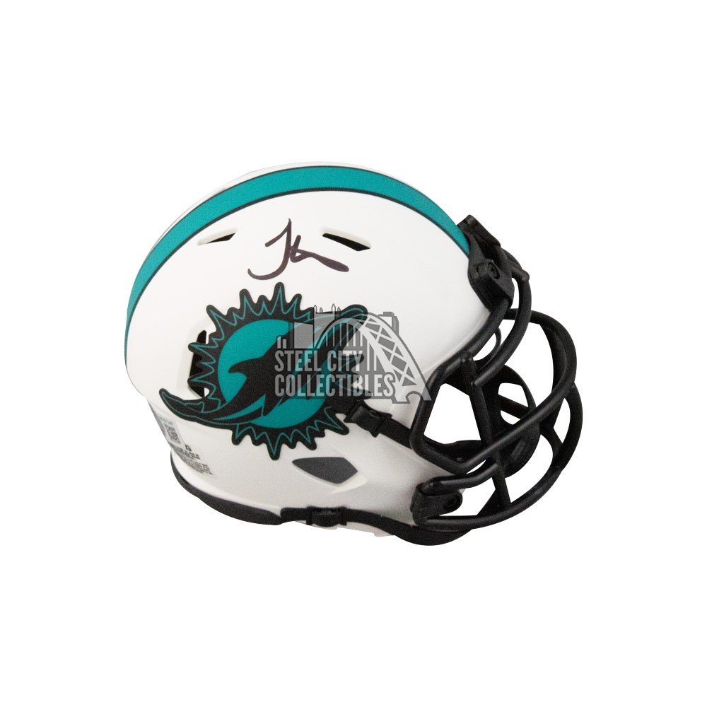 : Tyreek Hill Autographed Dolphins Speed Mini Helmet