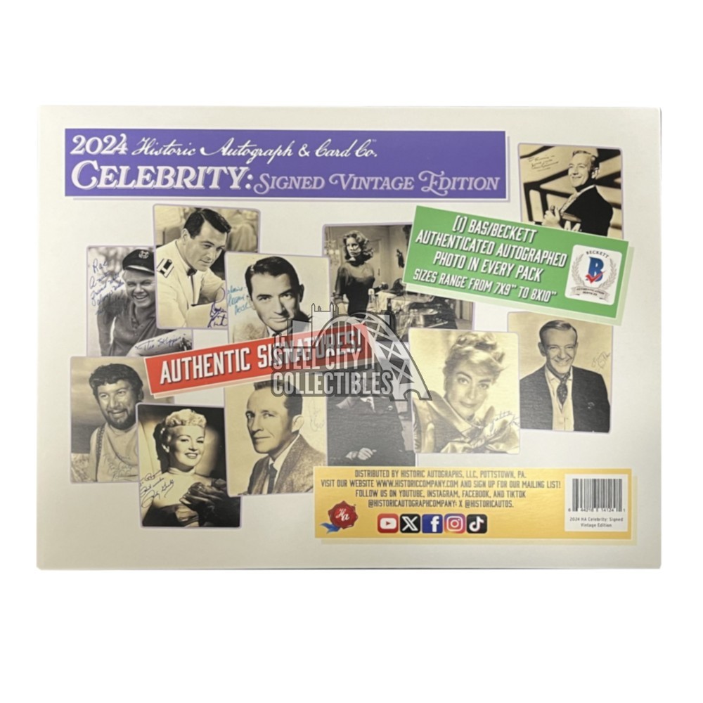 2024 Historic Autographs Celebrity Signed Vintage Edition Box