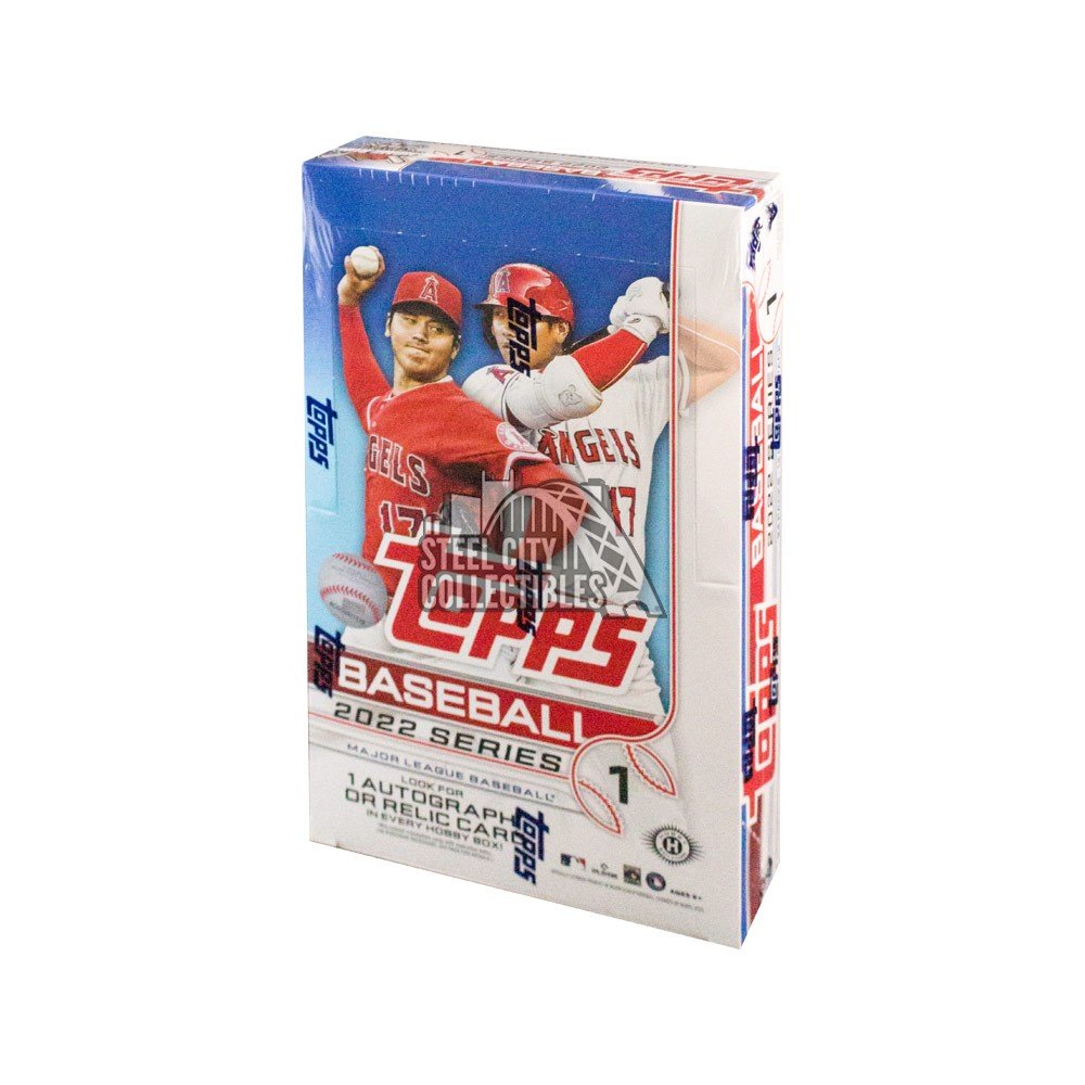 2022 Topps Series 1 Baseball Hobby 12-Box Case