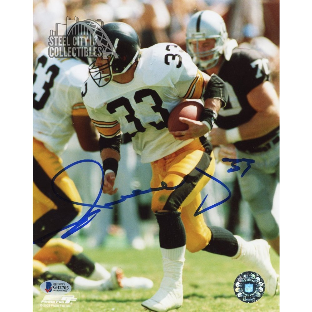 Merril Hoge Autographed Pittsburgh Steelers 8x10 Photo - PSA/DNA COA