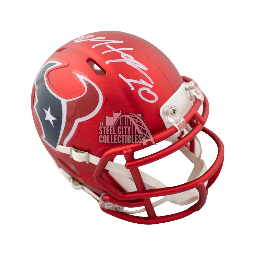 DEANDRE HOPKINS AUTOGRAPHED HOUSTON TEXANS RED