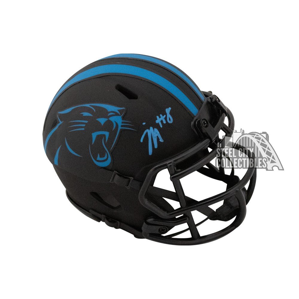 Carolina Panthers Jaycee Horn autographed mini helmet