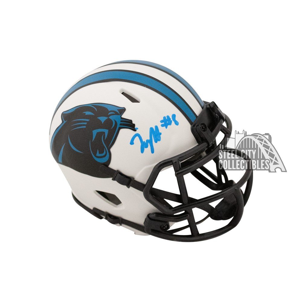 Carolina Panthers Jaycee Horn autographed mini helmet