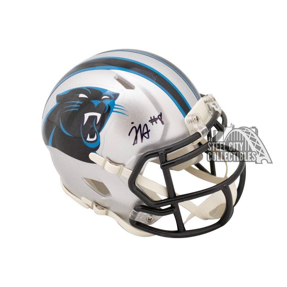 Carolina Panthers Jaycee Horn autographed mini helmet