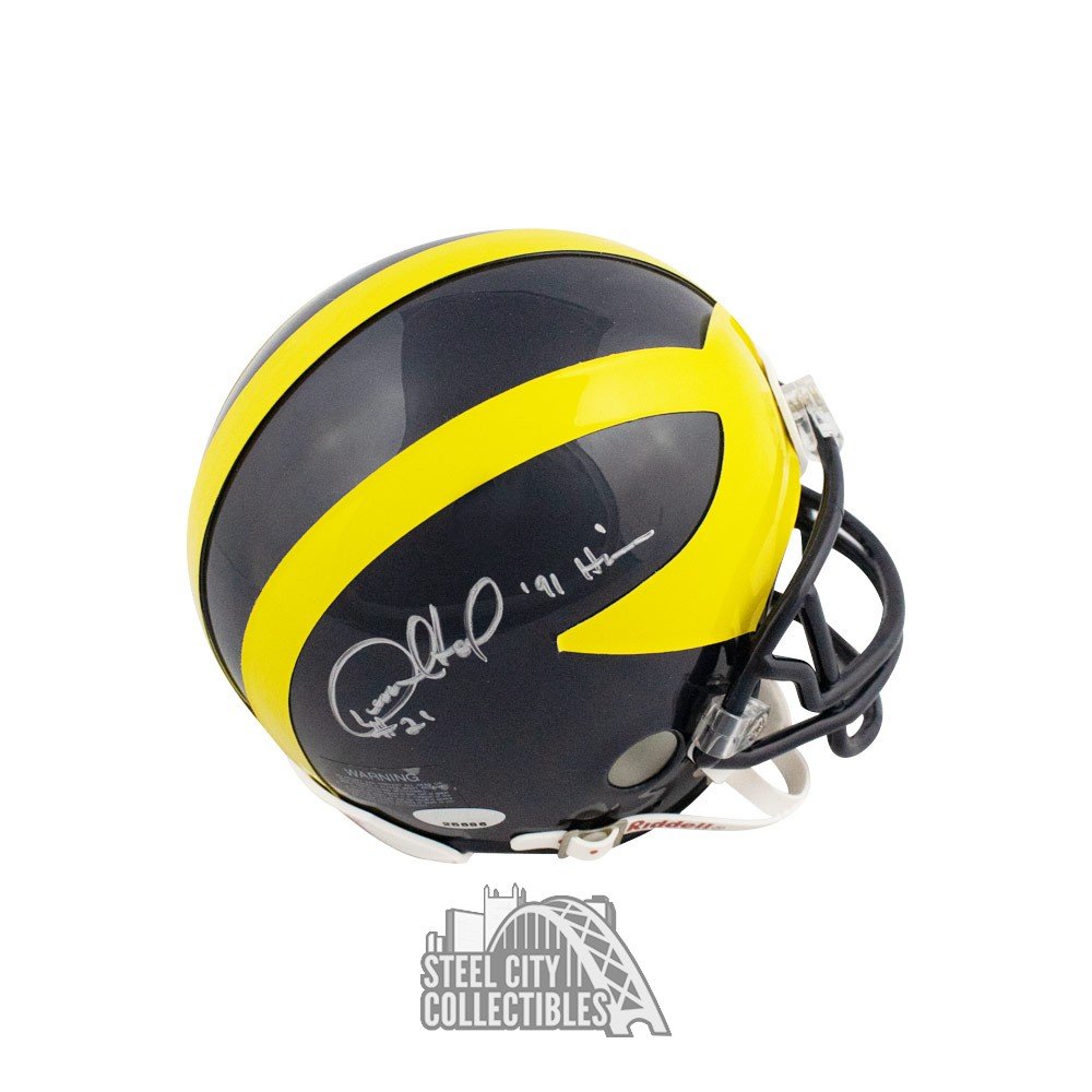 desmond howard autographed helmet