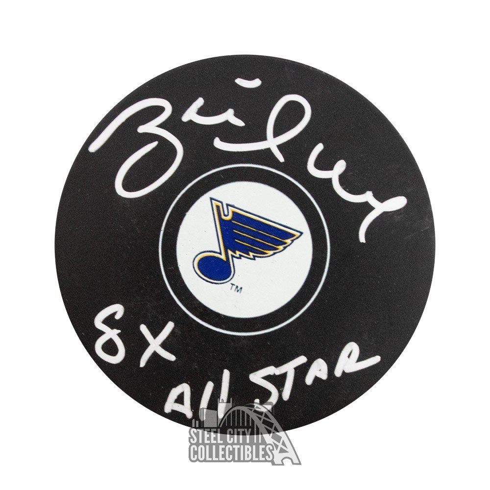 Brett Hull Autographed/Signed Jersey COA St. Louis Blues