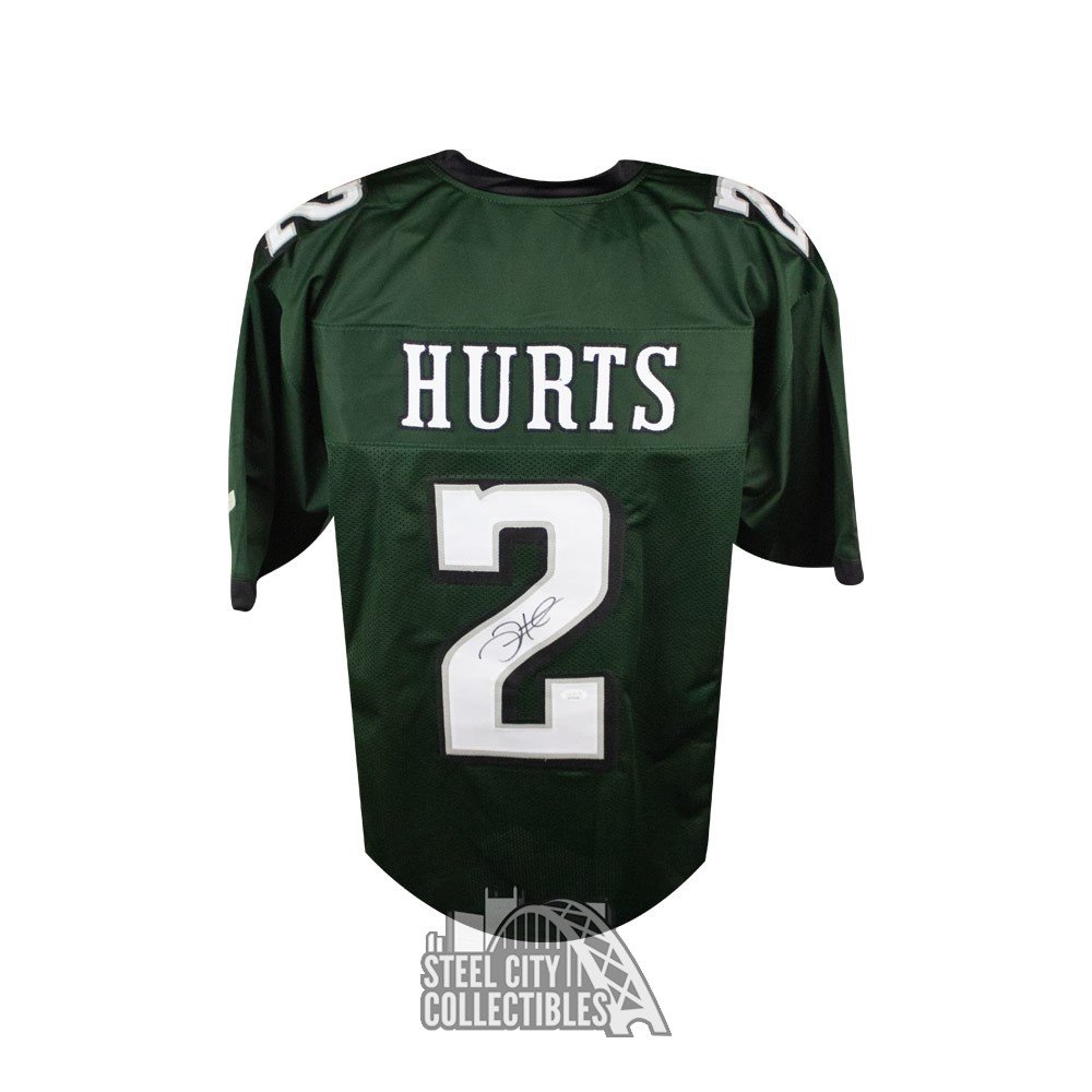 Jalen Hurts Autographed Philadelphia (White #1) Custom Jersey