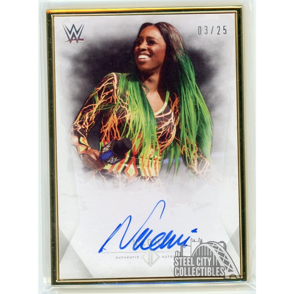 Naomi 2019 Topps WWE Transcendent Collection Autograph 03/25 | Steel ...