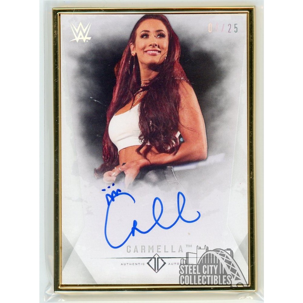 Carmella 2019 Topps WWE Transcendent Collection Autograph 04/25 | Steel ...