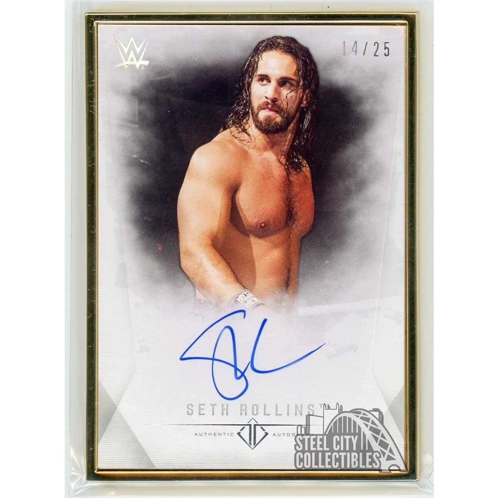 Seth Rollins 2019 Topps WWE Transcendent Collection Autograph 14/25 ...