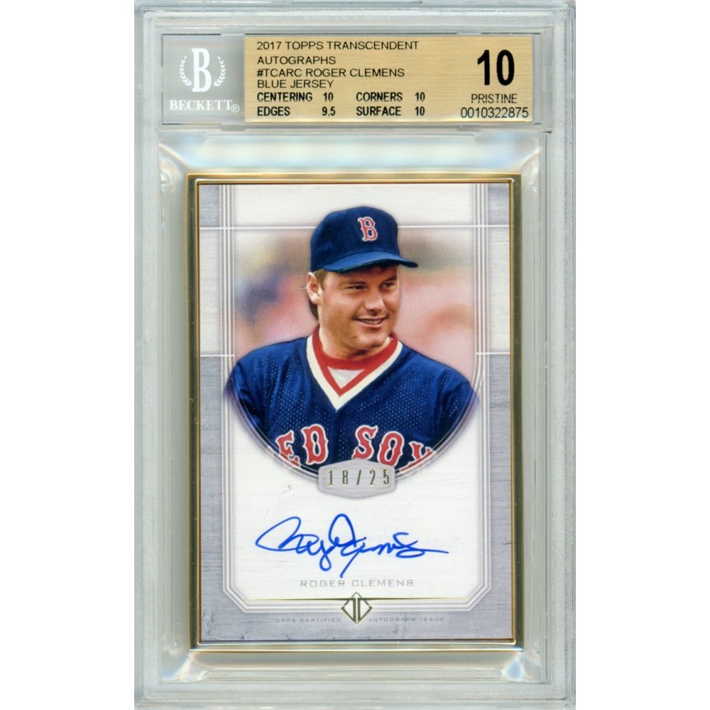 Roger Clemens 2017 Topps Transcendent Baseball Framed Autograph Card 18 ...