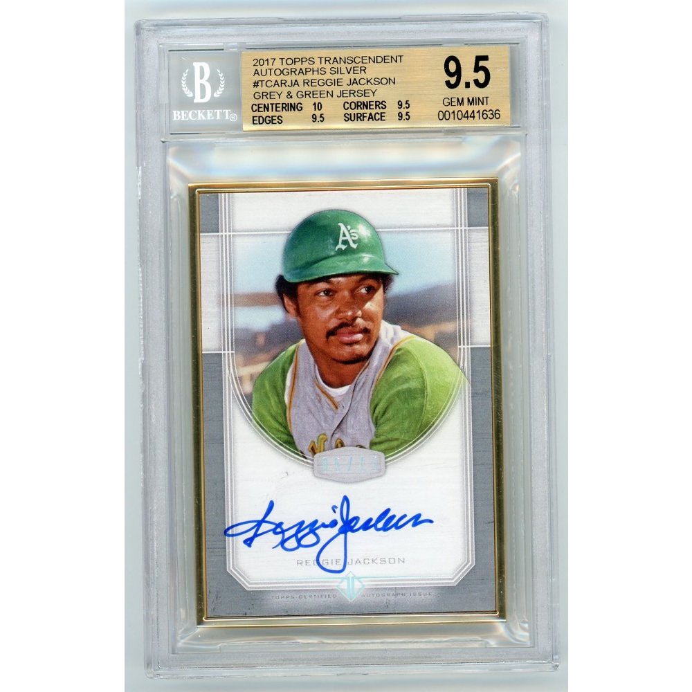 Framed Reggie Jackson Oakland Athletics Autographed Green