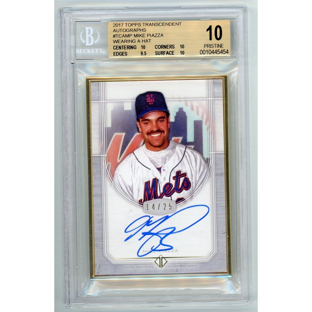 Mike Piazza 2017 Topps Transcendent Baseball Framed Autograph 14/25 ...