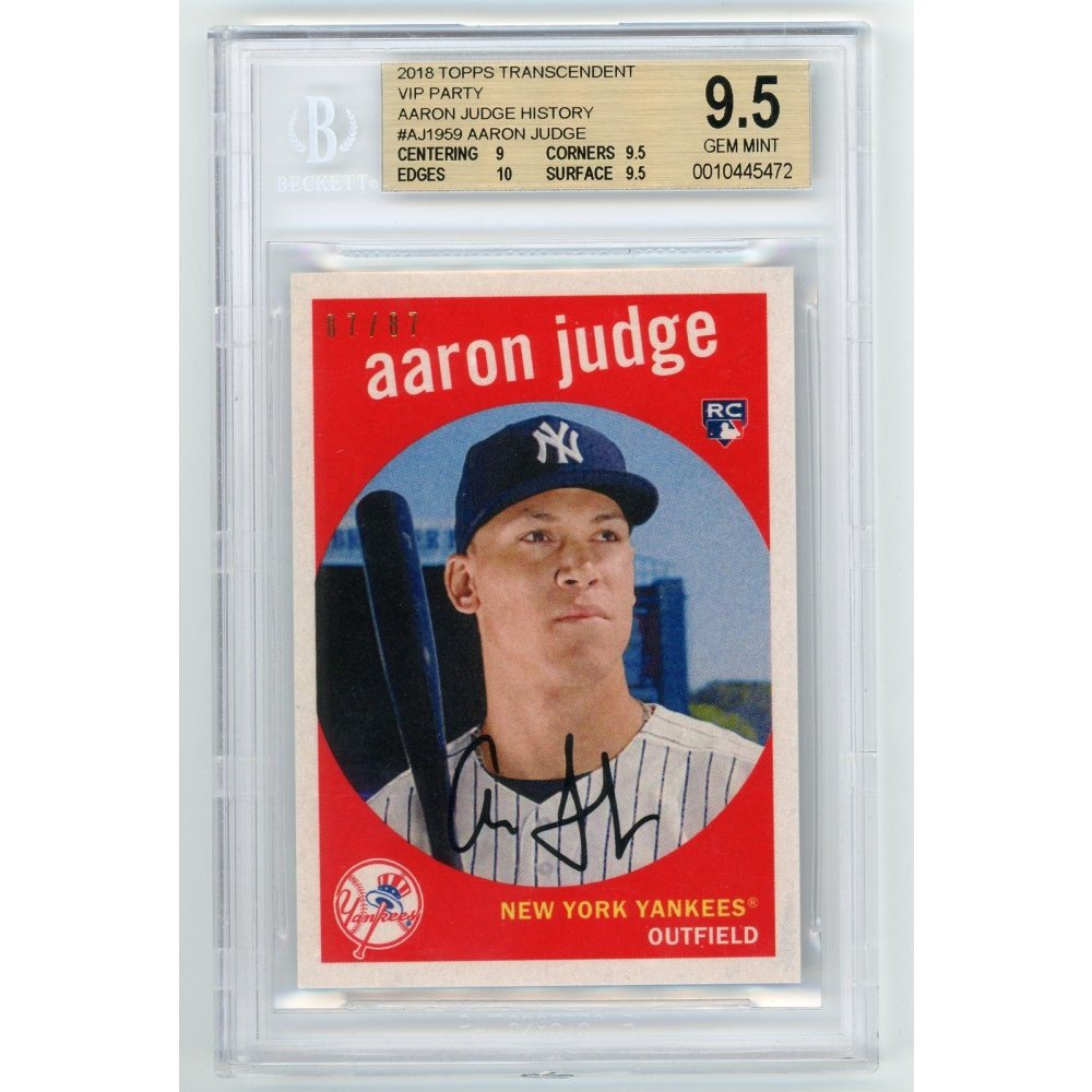 2018 Topps #1 Aaron Judge Baseball Card - Topps All-Star Rookie