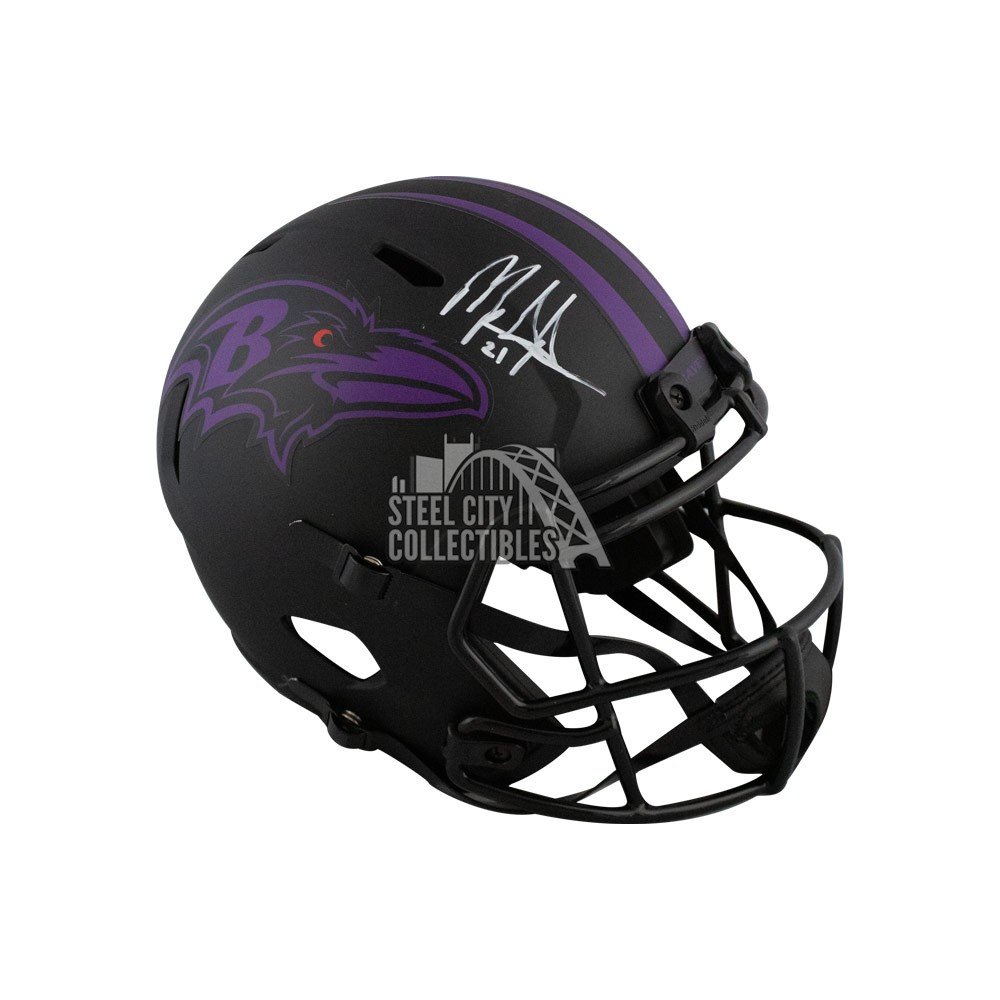 Lids Rashod Bateman Baltimore Ravens Fanatics Authentic Autographed Riddell  Lunar Eclipse Alternate Speed Authentic Helmet with ''1st NFL TD 12/26/21''  Inscription - Limited Edition of 21