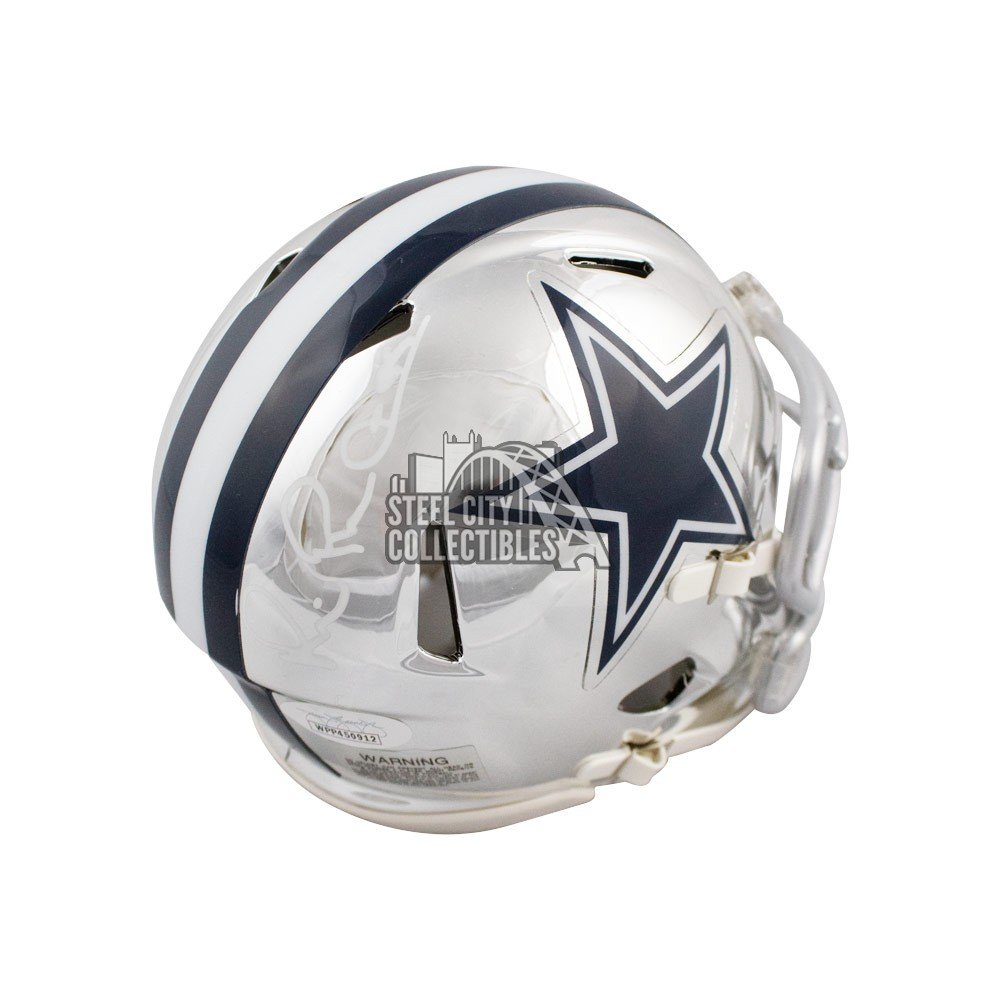 Jason Witten Autographed Dallas Cowboys Chrome Full-Size Football