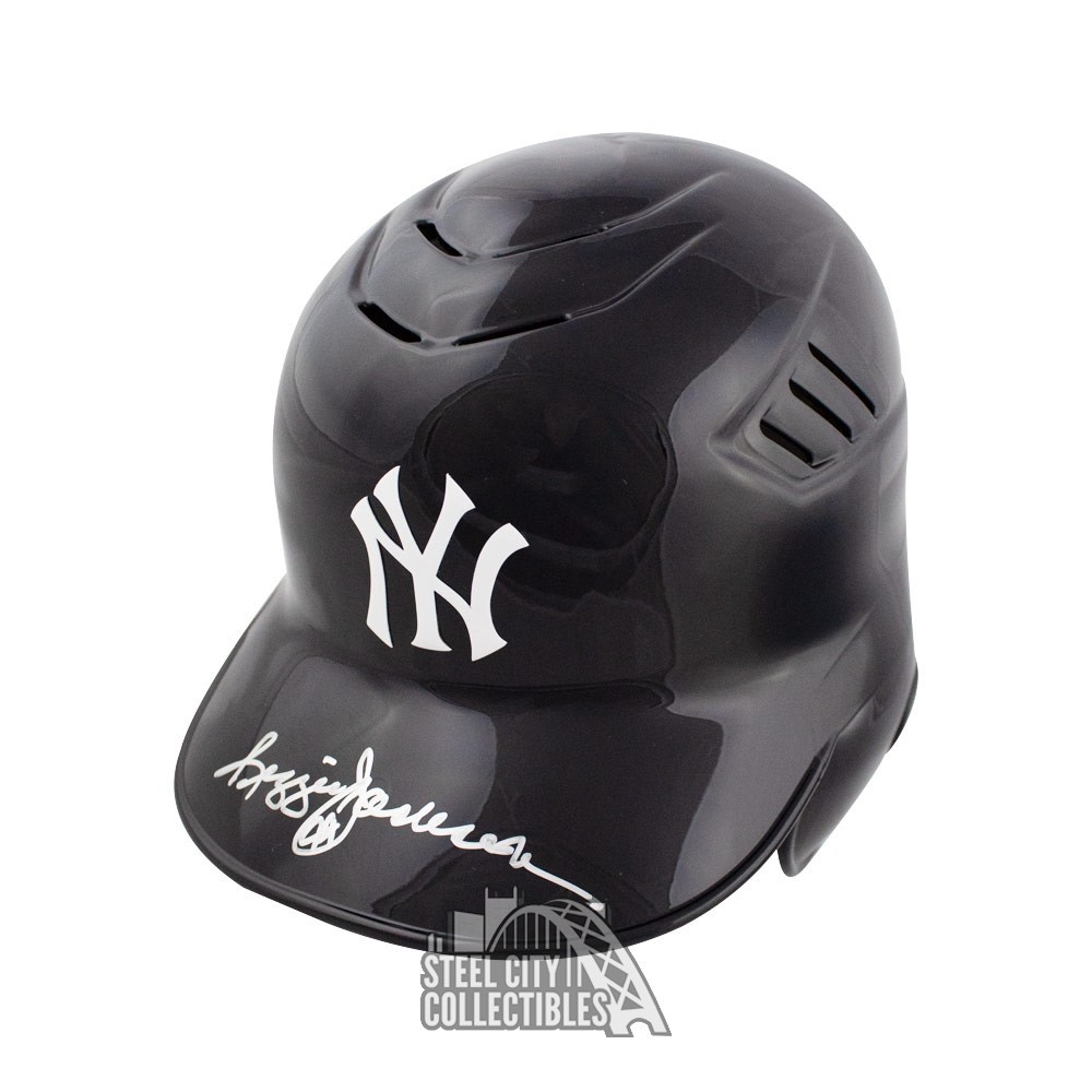 Reggie Jackson Autographed New York Yankees Authentic Baseball Batting  Helmet JSA