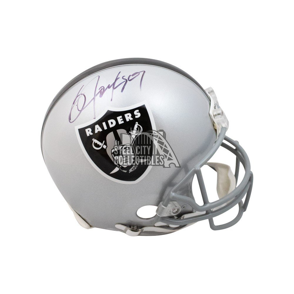 Bo Jackson Autographed Oakland Raiders Flash Gray Full Size