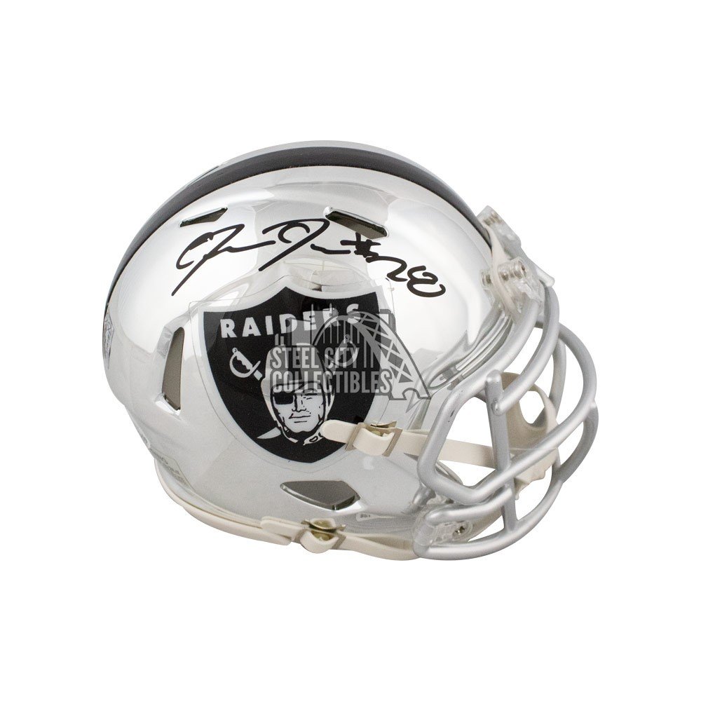 Charles Woodson Oakland Raiders Autographed Riddell Speed Authentic Helmet with Multiple Inscriptions - Limited Edition of 24