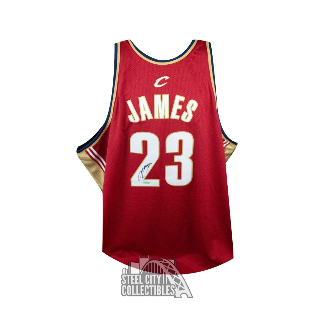 Lebron James Autographed Cleveland Cavaliers Basketball Jersey