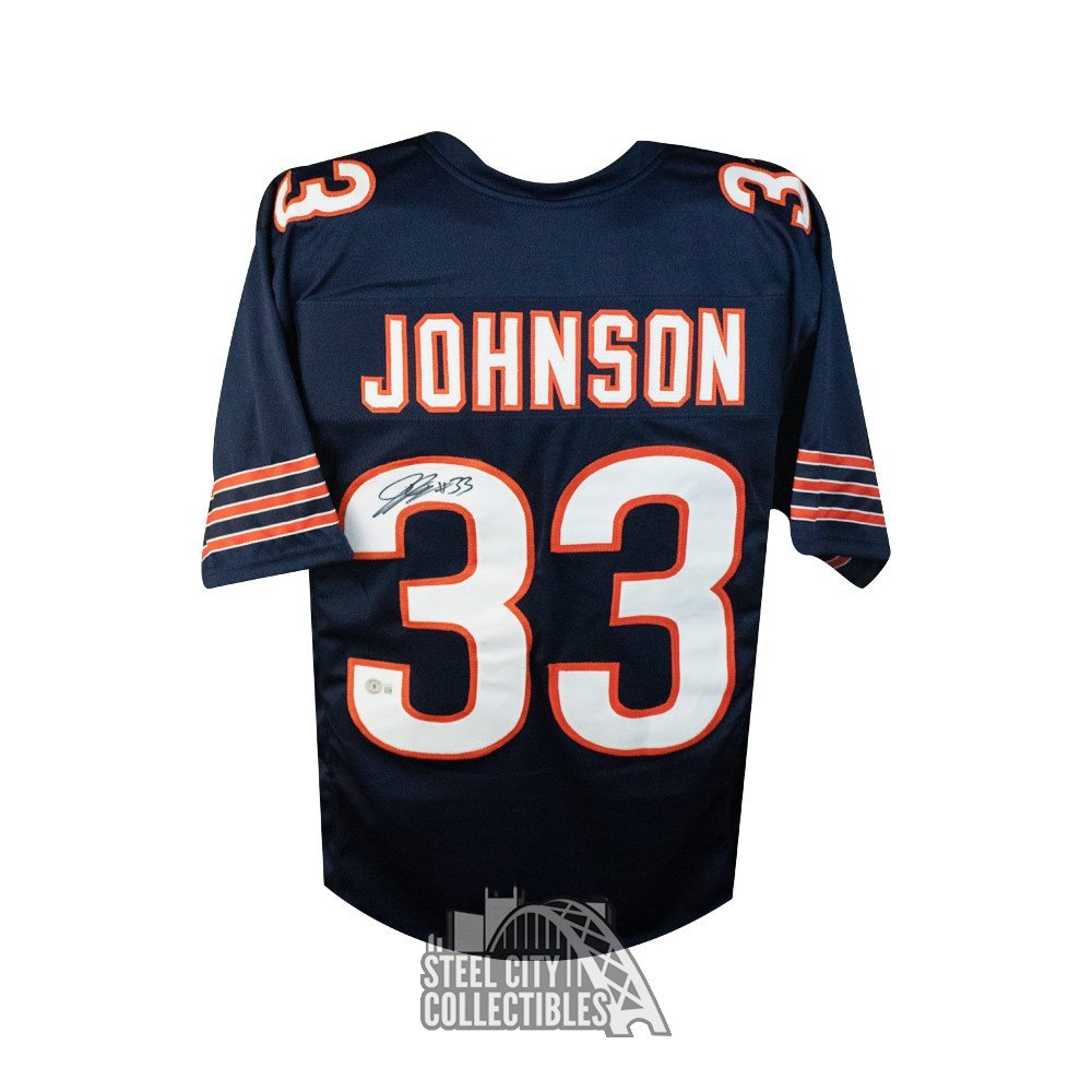 Jaylon Johnson Autographed Chicago Custom Football Jersey - BAS