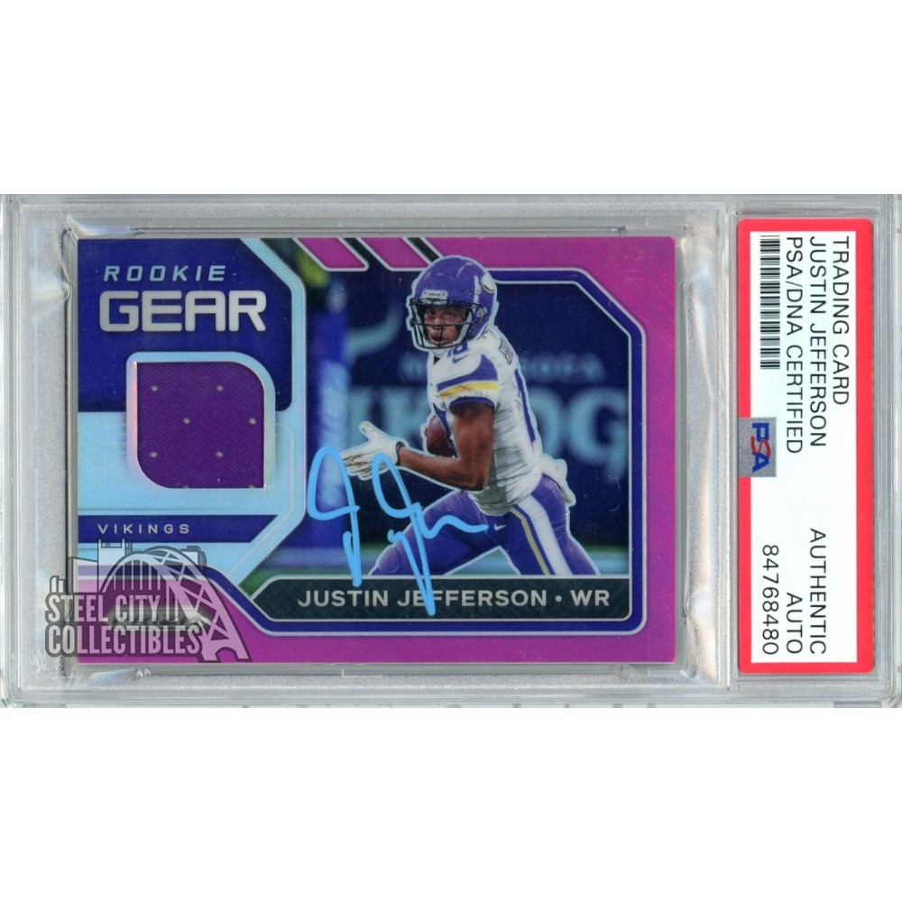 2020 Panini Prizm Justin Jefferson Rookie Gear Prizm