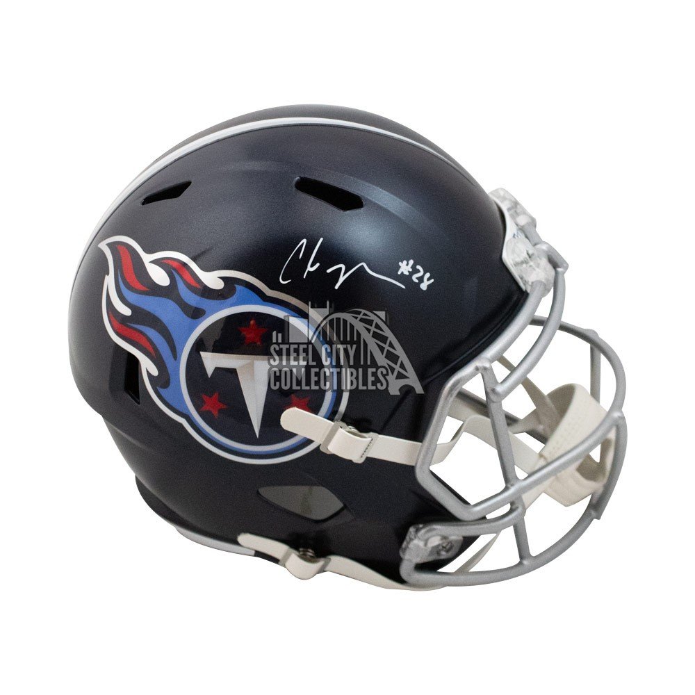 Chris Johnson Autographed Tennessee Titans Replica Full-Size