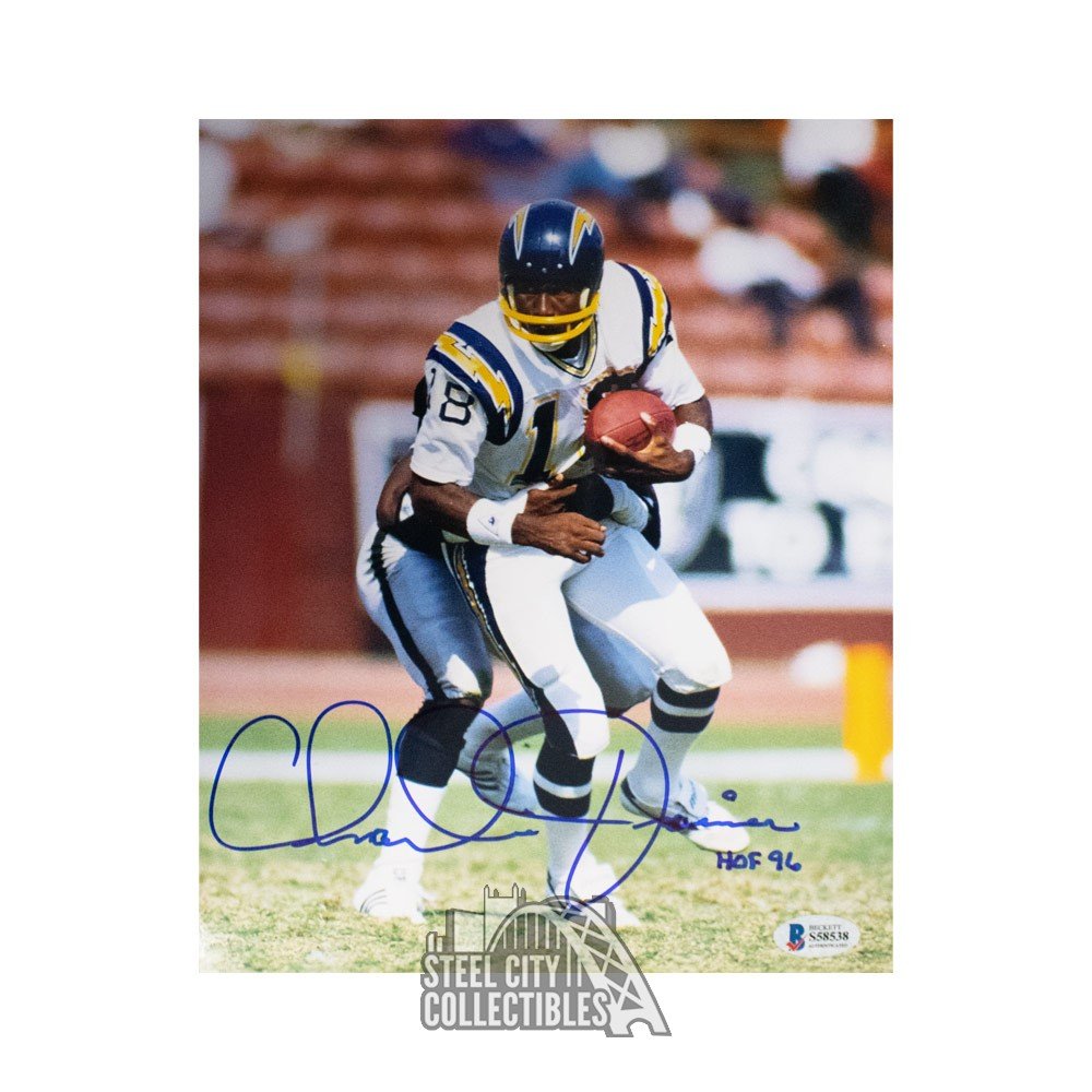 Charlie Joiner signed SAN DIEGO CHARGERS 8 X 10 photo HOF