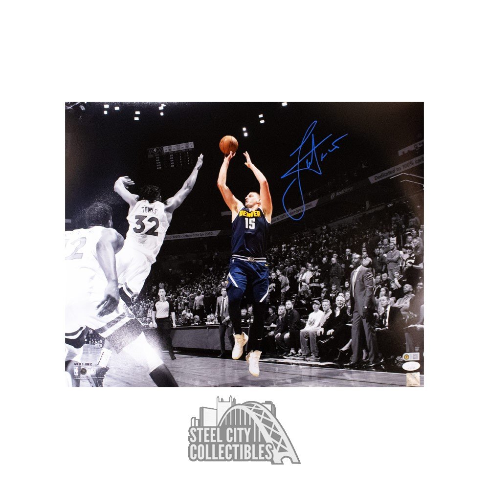 Nikola Jokic Autographed Denver Custom White Basketball Jersey