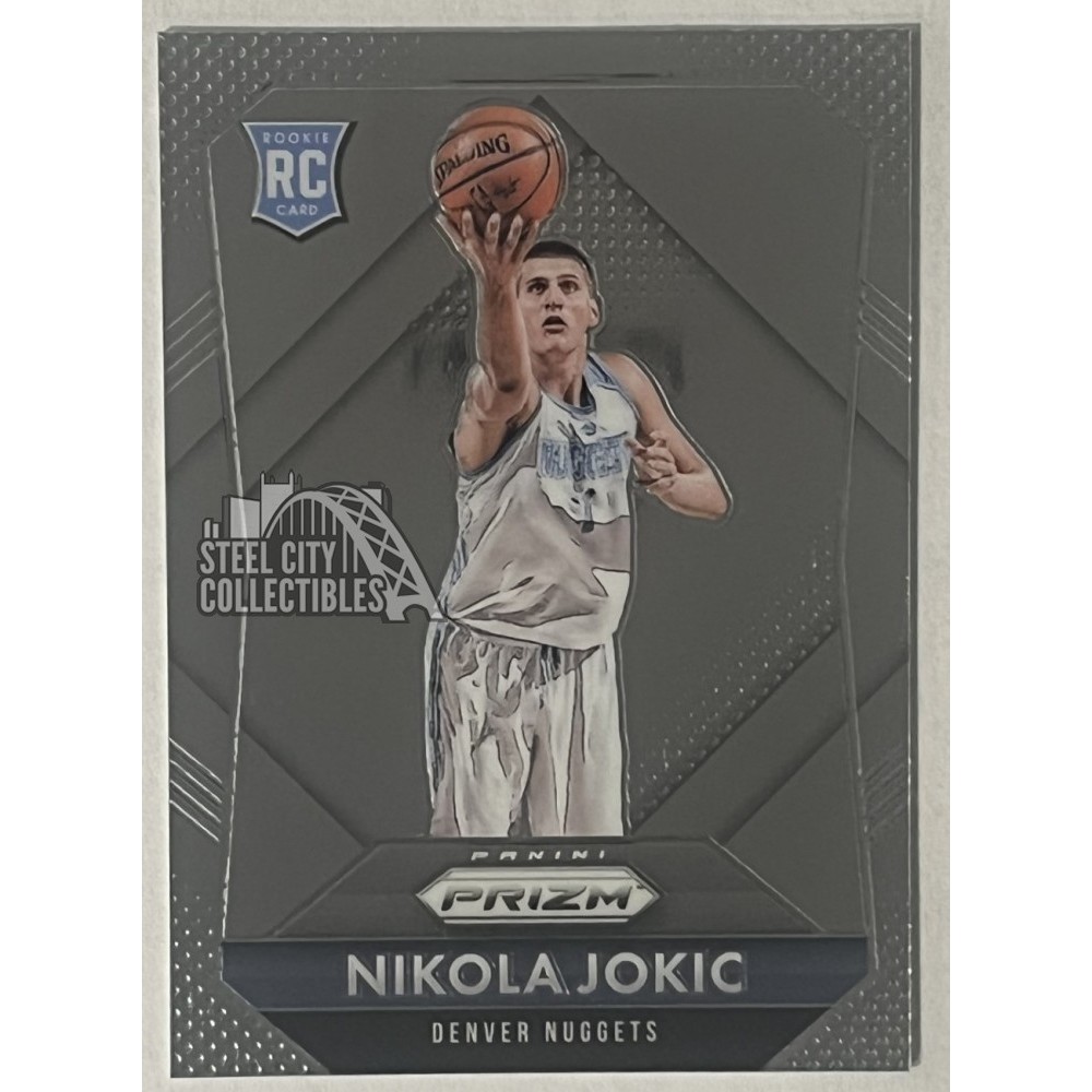 Nikola Jokic 2015-16 Panini Prizm Basketball Rookie Card #335 | Steel ...