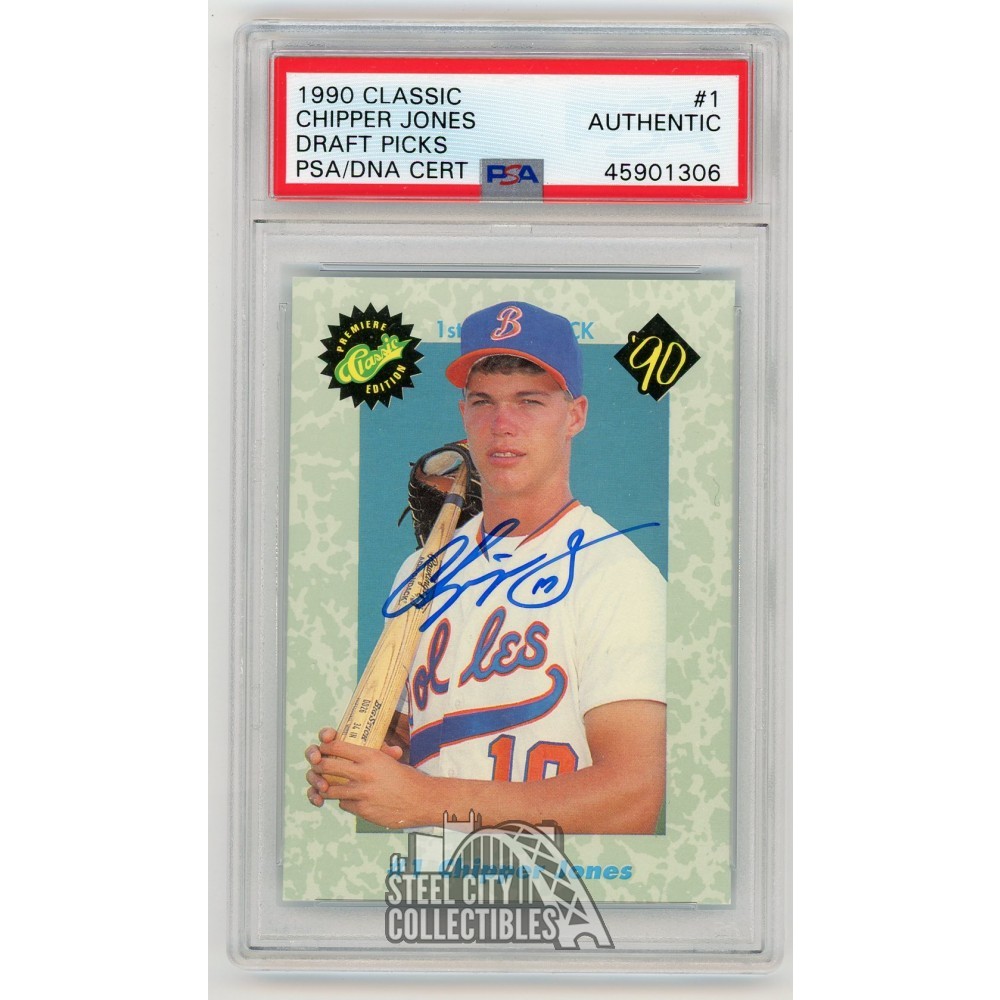 Top 10 Most Valuable Chipper Jones Rookie Cards 