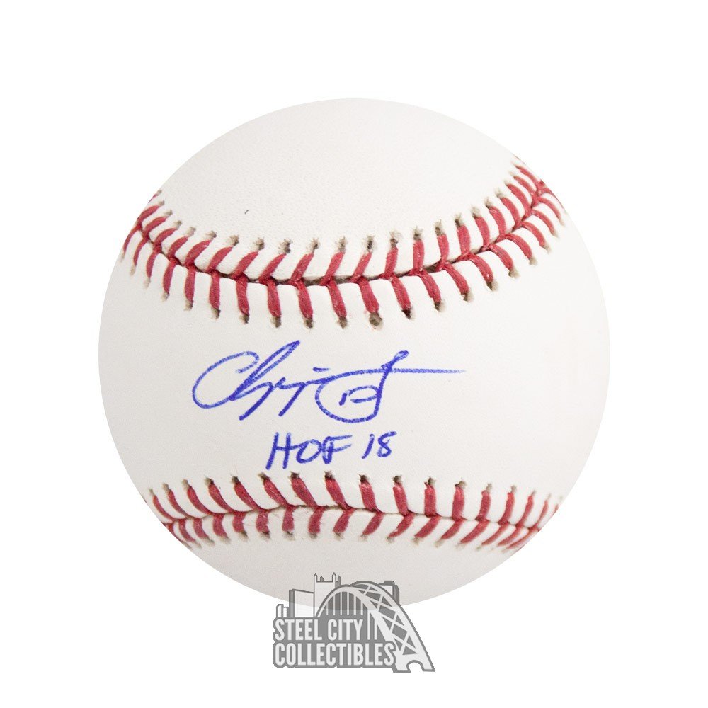 Chipper Jones HOF 18 Autographed Official MLB Baseball - PSA/DNA COA