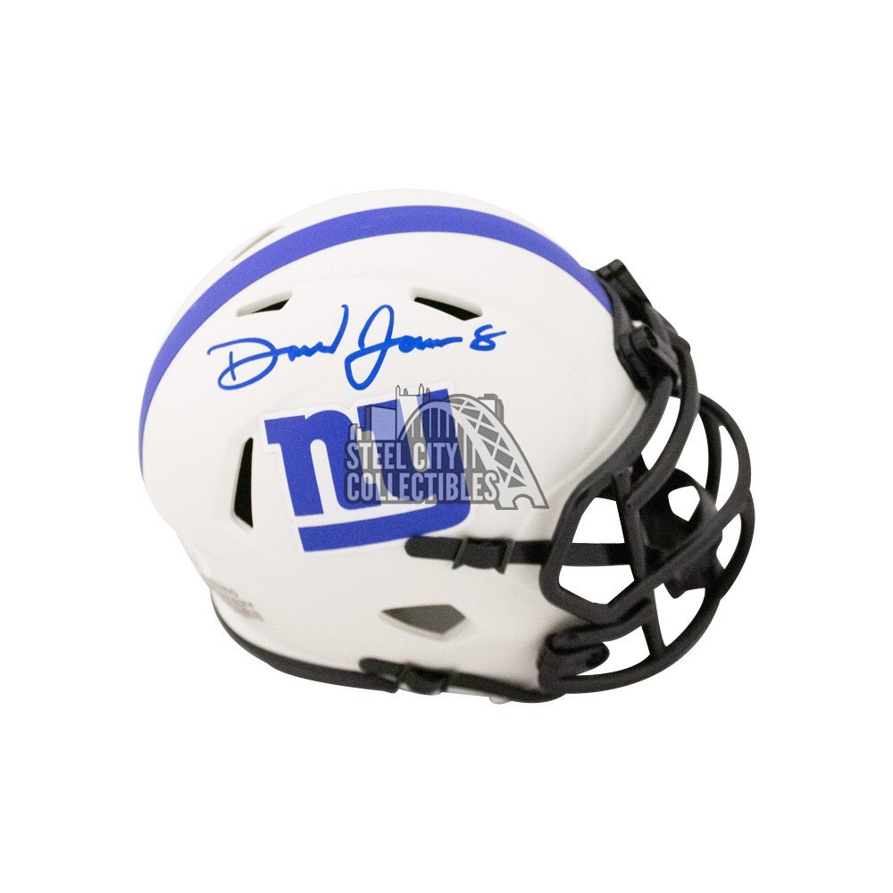 Daniel Jones Autographed New York Giants Authentic Eclipse Helmet