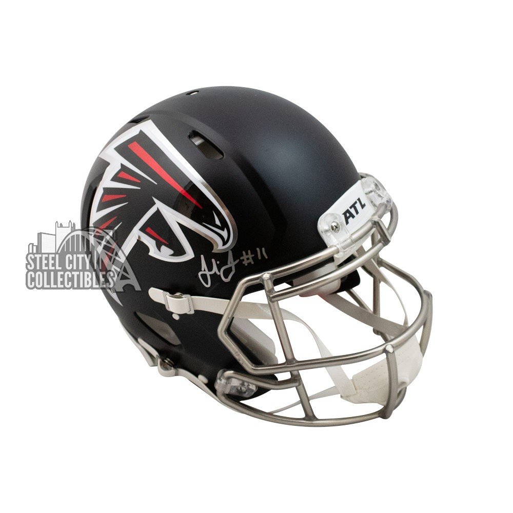 Julio Jones Autographed Falcons Speed Authentic Full-Size Football Helmet -  BAS COA