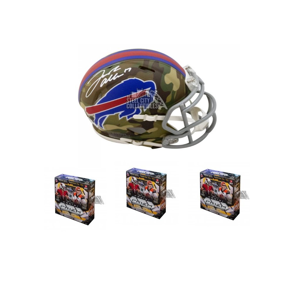 buffalo bills camo mini helmet