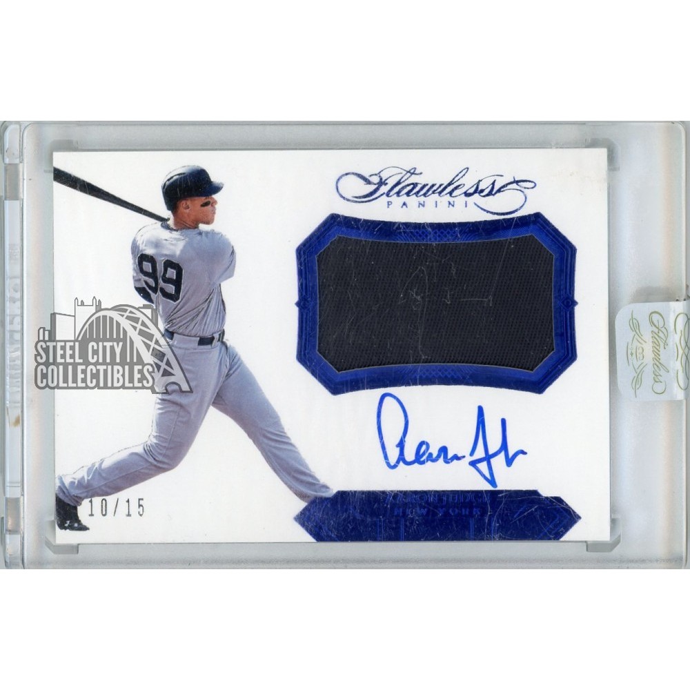 2017 Panini Flawless Debut Signatures Aaron Judge Autograph (5/10)