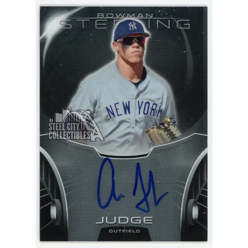 Aaron Judge 2013 Bowman Sterling Prospects Autograph Baseball Card