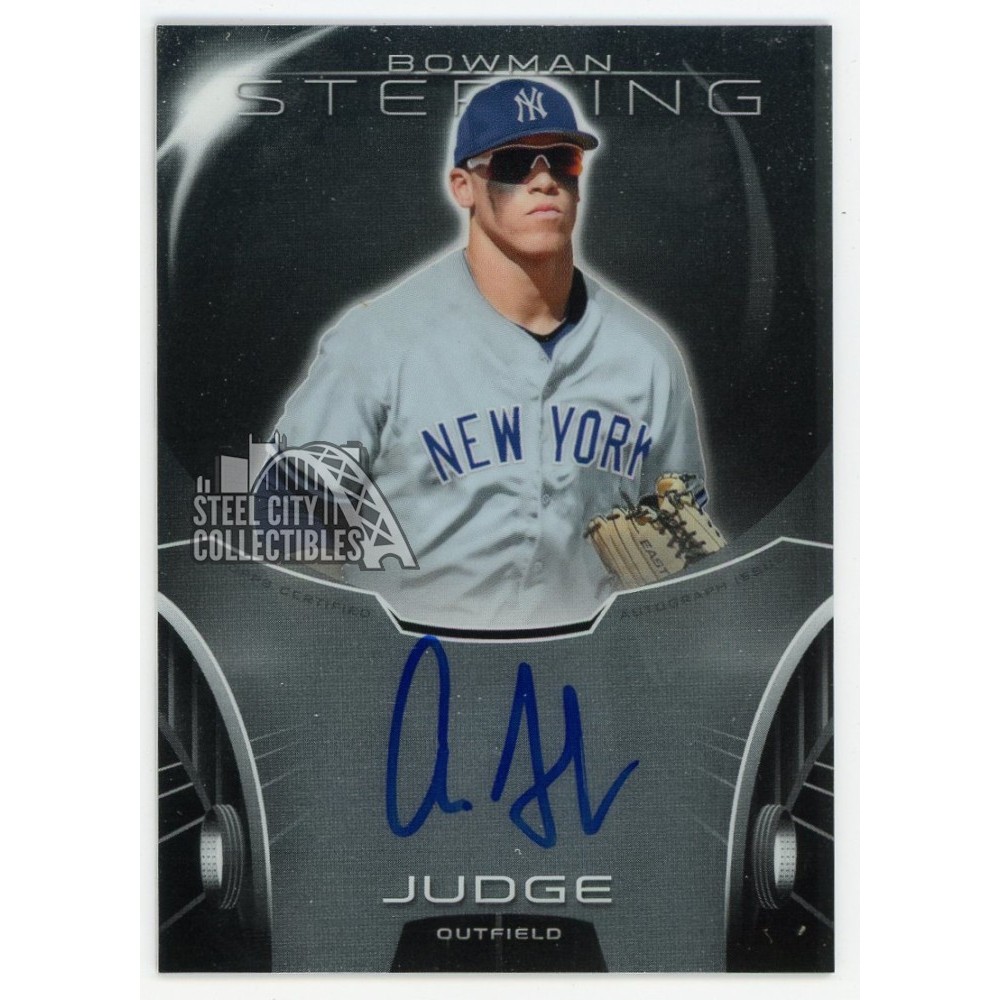 Aaron Judge 2013 Bowman Sterling Baseball Rookie Autograph Card BSAP-AJ (C)