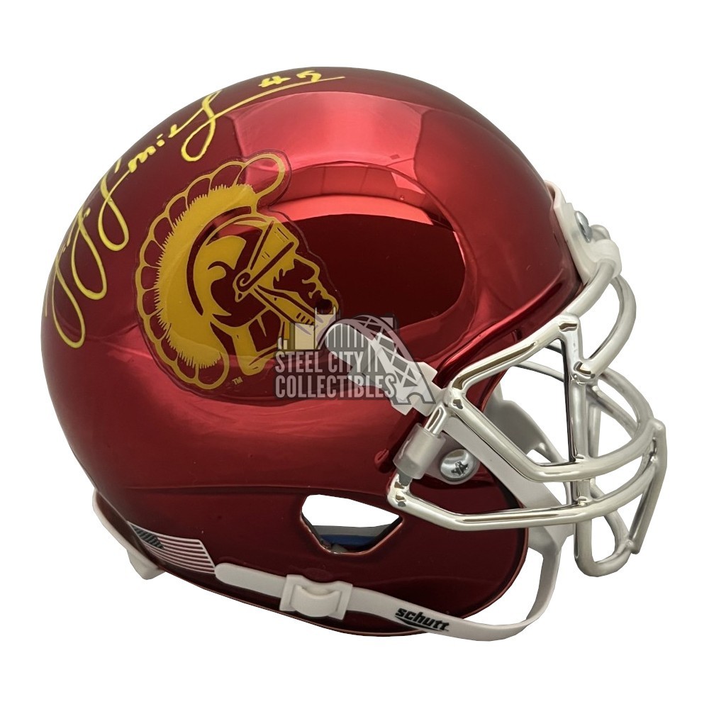 JuJu Smith-Schuster Autographed USC Trojans Chrome Mini Football Helmet -  BAS COA