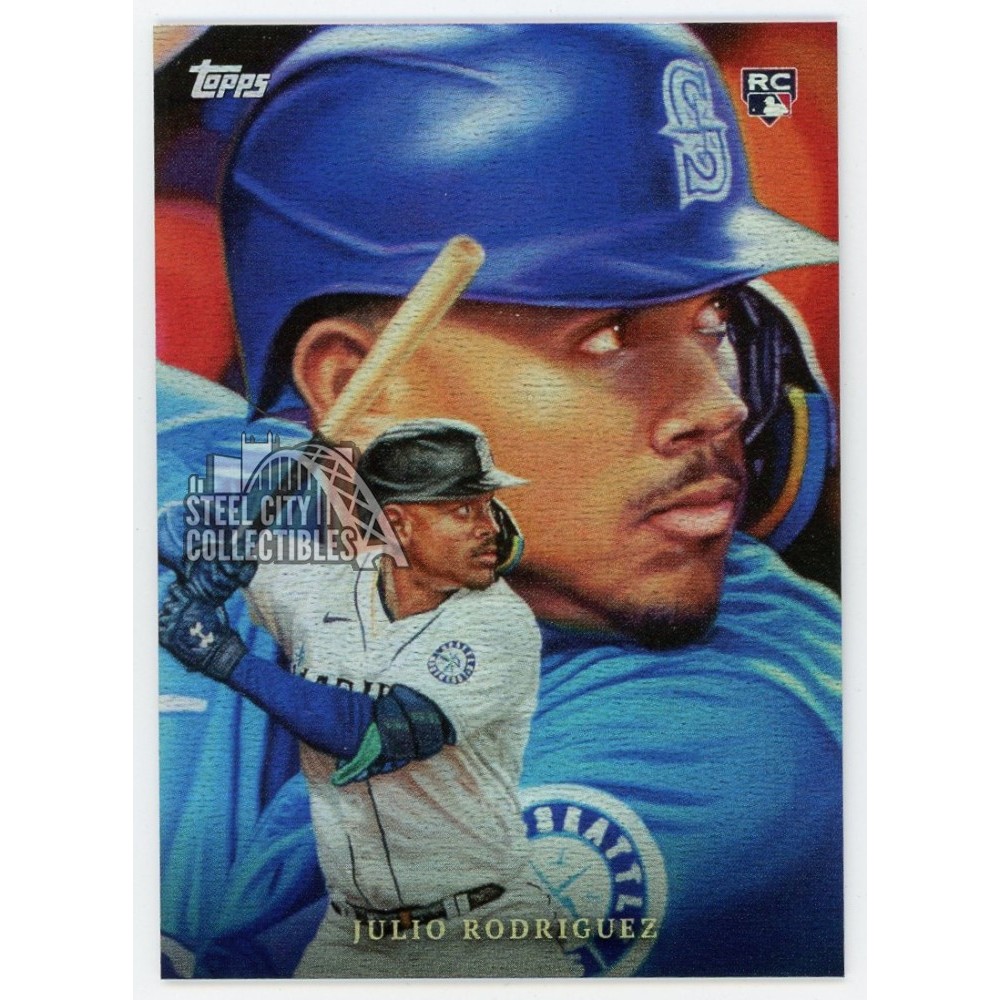 Julio Rodriguez 2022 Topps Game Within The Game Foil Rookie Card 06/99 ...