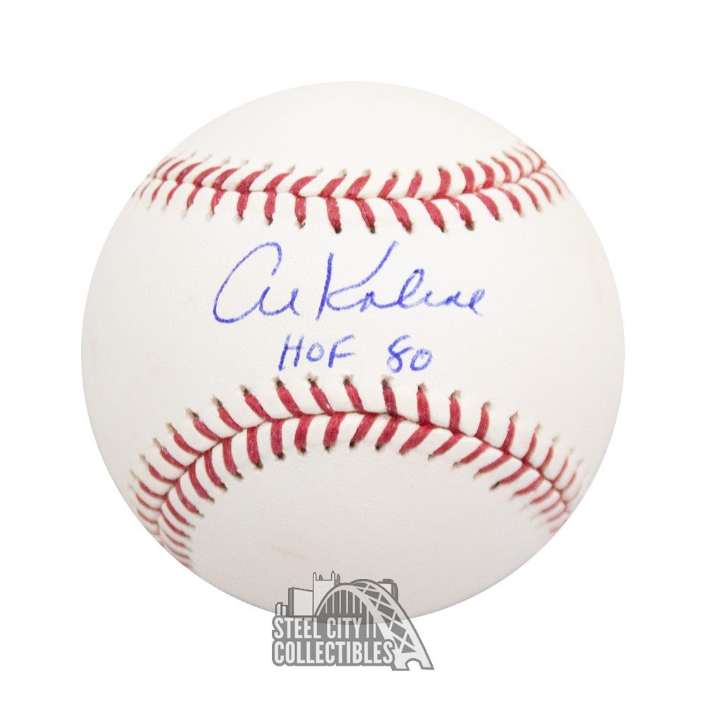 Al Kaline HOF 80 Autographed Official Major League Baseball - JSA COA