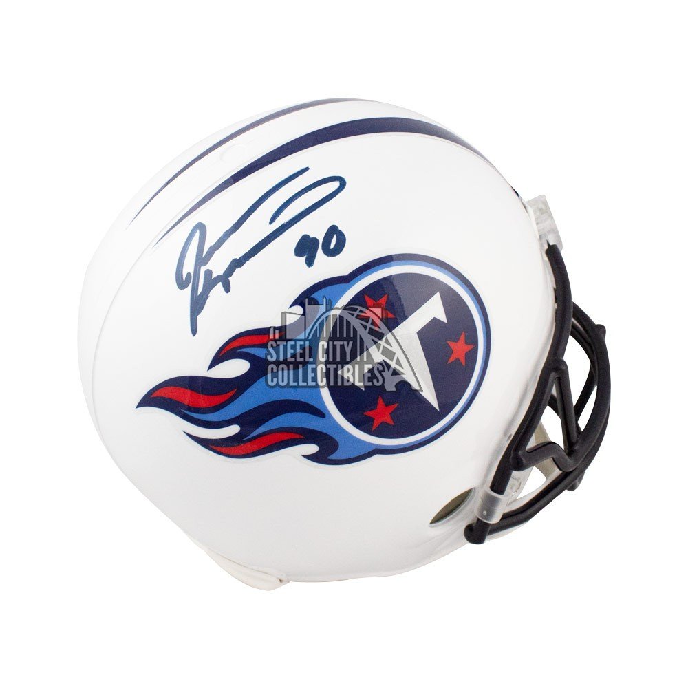 Jevon Kearse Autographed Tennessee Titans Full-Size Football Helmet - JSA  COA